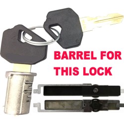 B&D Roller Garage Door Lock Barrel & 2 Keys B&D Roller Garage Door Lock Barrel & 2 Keys