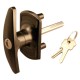 Henderson T-Handle Lock 18mm Spigots - Black - MADE IN THE UK Henderson T-Handle Lock 18mm Spigots - Black - MADE IN THE UK
