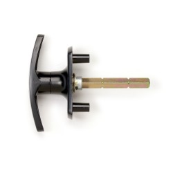 Bonsack T-Handle Lock 18mm Spigots - Black - MADE IN THE UK Bonsack T-Handle Lock 18mm Spigots - Black - MADE IN THE UK