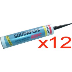 12 x SOUDAFLEX 40FC Adhesive HEAVY DUTY SEALANT 310ml Tubes - Black 12 x SOUDAFLEX 40FC Adhesive HEAVY DUTY SEALANT 310ml Tubes - Black