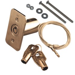 Emergency Round Key External Release Device with 3ft Cable Emergency Round Key External Release Device with 3ft Cable