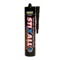 EVERBUILD STIXALL Adhesive HEAVY DUTY SEALANT 300ml - BLACK EVERBUILD STIXALL Adhesive HEAVY DUTY SEALANT 300ml - BLACK