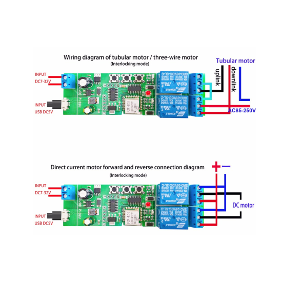 NECO Smart WiFi Switch for Roller Shutter Door Control Units - Alexa Compatible NECO Smart WiFi Switch for Roller Shutter Door Control Units - Alexa Compatible