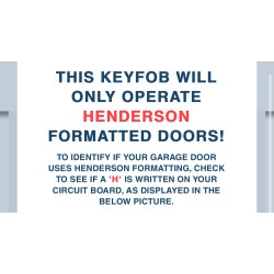 Ansa Deco Door Systems Remote Control Handset TX2 - HENDERSON Frequency Ansa Deco Door Systems Remote Control Handset TX2 - HENDERSON Frequency