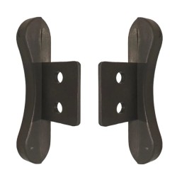 PAIR Roller Garage Door Push Fit Nylon END LOCKS for 2" slat (lath) - 63mm Overall PAIR Roller Garage Door Push Fit Nylon END LOCKS for 2" slat (lath) - 63mm Overall