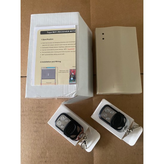NVM Frequency Roller Shutter Remote Control Unit & 2 Handsets - Built in Wifi NVM Frequency Roller Shutter Remote Control Unit & 2 Handsets - Built in Wifi